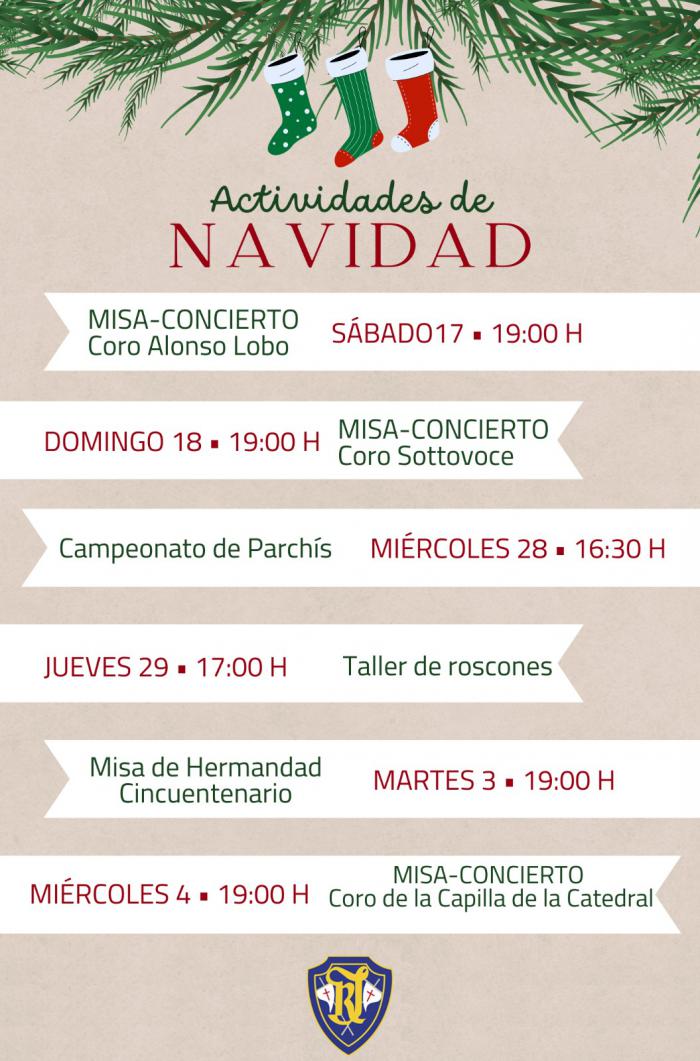 El Resucitado presenta un programa de actividades navideñas solidario y pensado para todos
