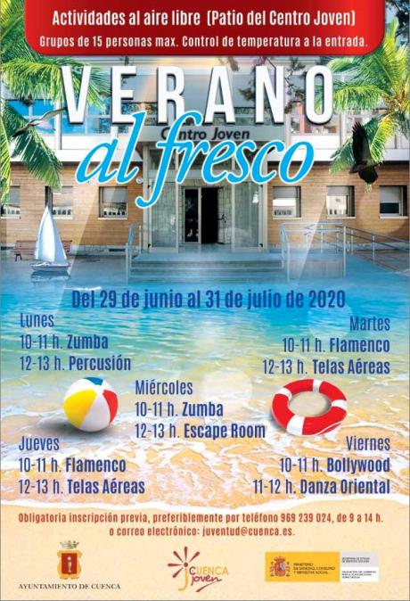 Zumba, percusión, flamenco, telas aéreas, escape room, bollywood y danza oriental en el ‘Verano al fresco’ del Centro Joven