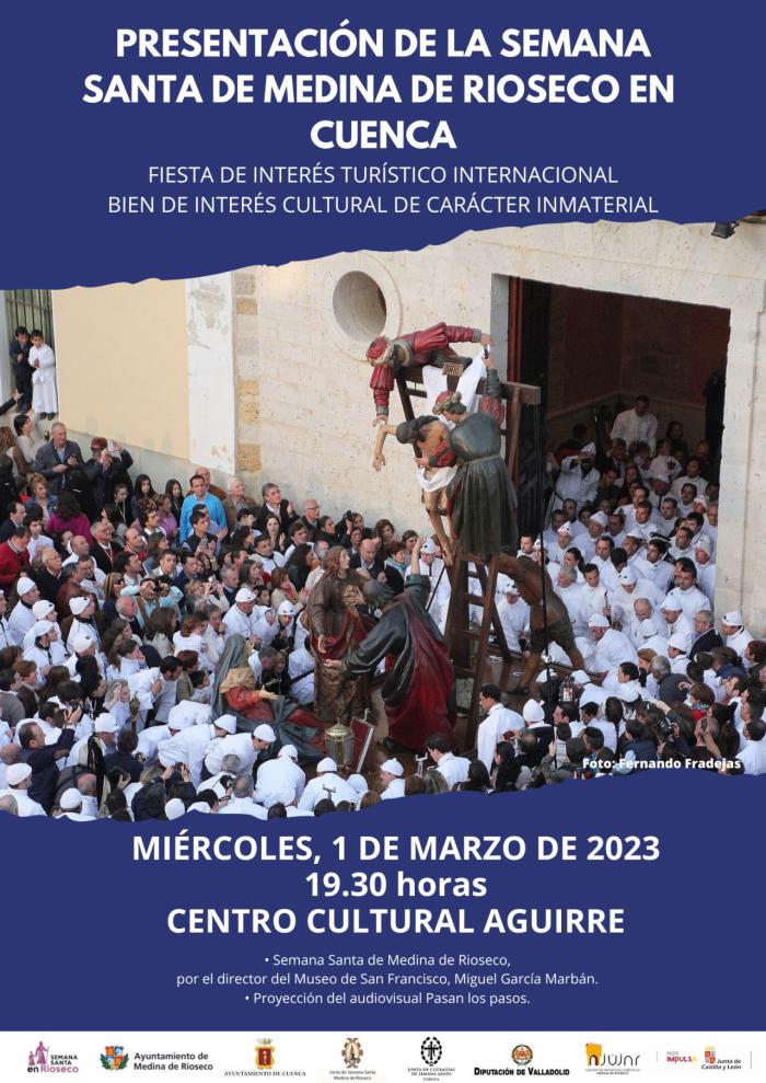 La Semana Santa de Medina de Rioseco (Valladolid) se presenta en Cuenca el próximo 1 de marzo
