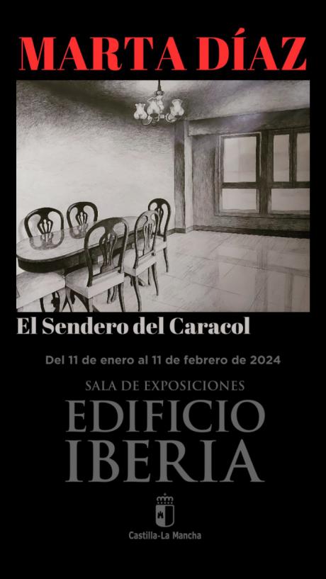 La conquense Marta Díaz inaugura el calendario expositivo de la Sala Iberia en 2024 con la muestra “El sendero del caracol”