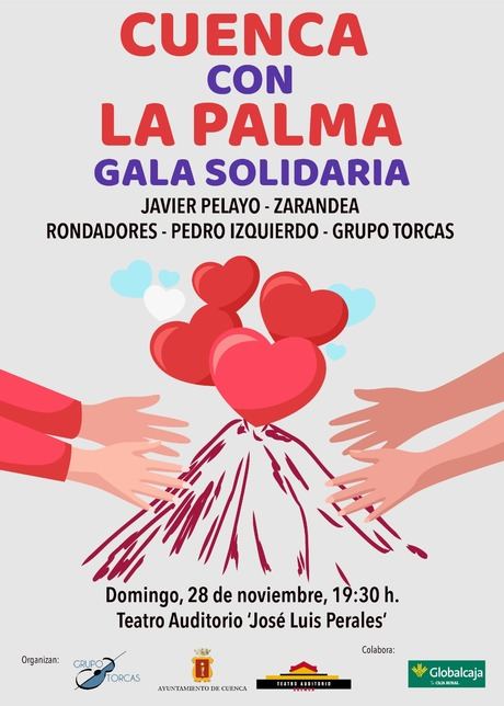 El Auditorio acoge este domingo la Gala Solidaria ‘Cuenca con La Palma’