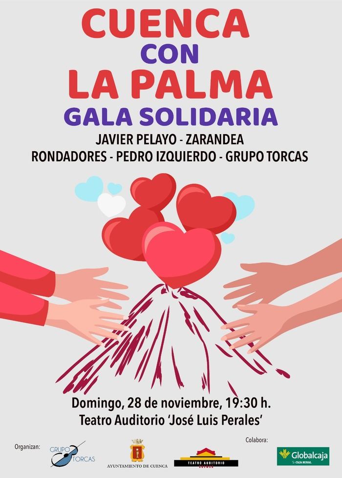 El Auditorio acoge este domingo la Gala Solidaria ‘Cuenca con La Palma’