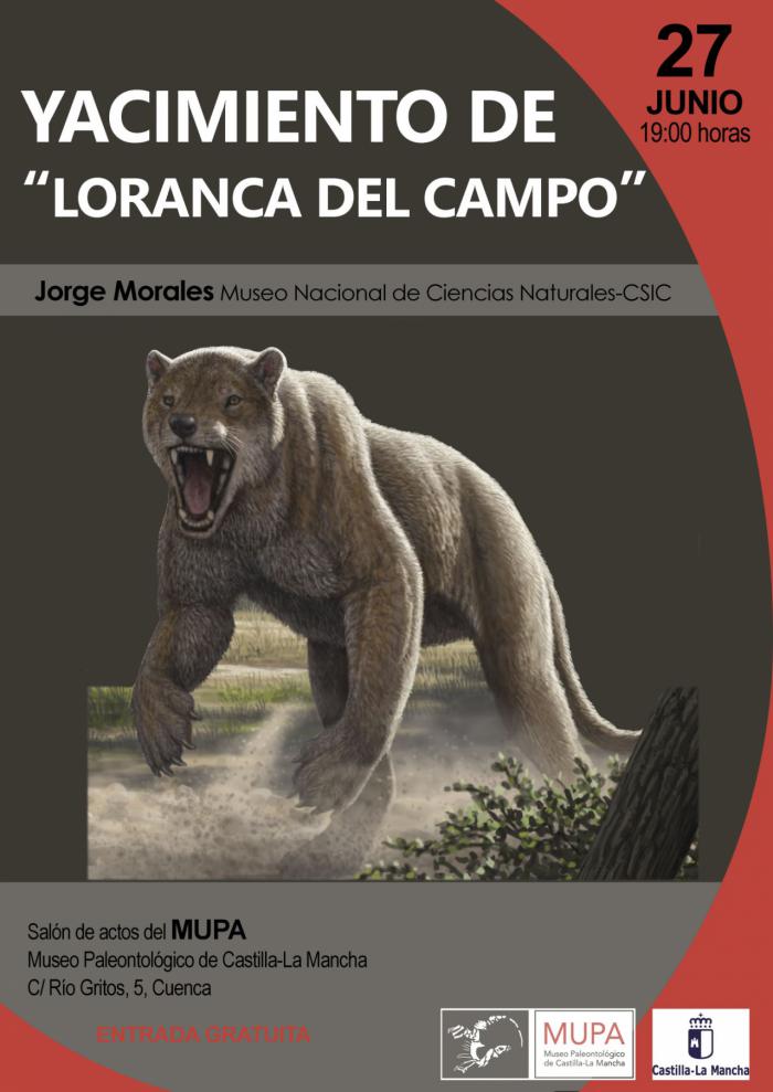 El Museo de Paleontología finaliza su ciclo de conferencias sobre Paleontología con el yacimiento de Loranca del Campo.