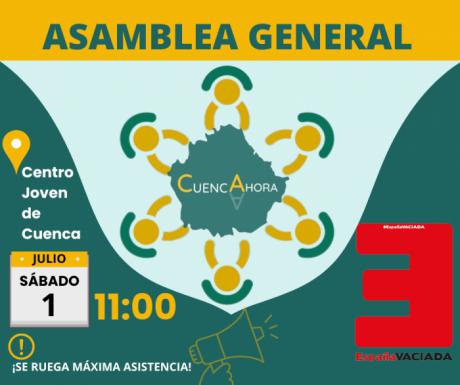 Cuenca Ahora convoca una Asamblea General para definir la nueva dirección y estrategia para el futuro