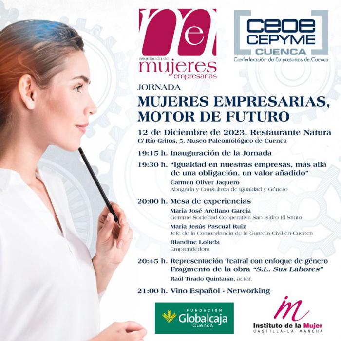 La Asociación de Mujeres Empresarias organiza la jornada ‘Mujeres Empresarias, motor de futuro’ el 12 de diciembre