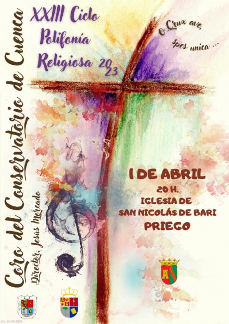 El Coro del Conservatorio actúa hoy sábado en Priego dentro del Ciclo de Polifonía Religiosa 
 