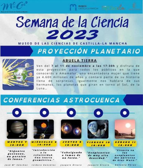 El Museo de las Ciencias organiza proyecciones, conferencias y talleres para celebrar la Semana de la Ciencia