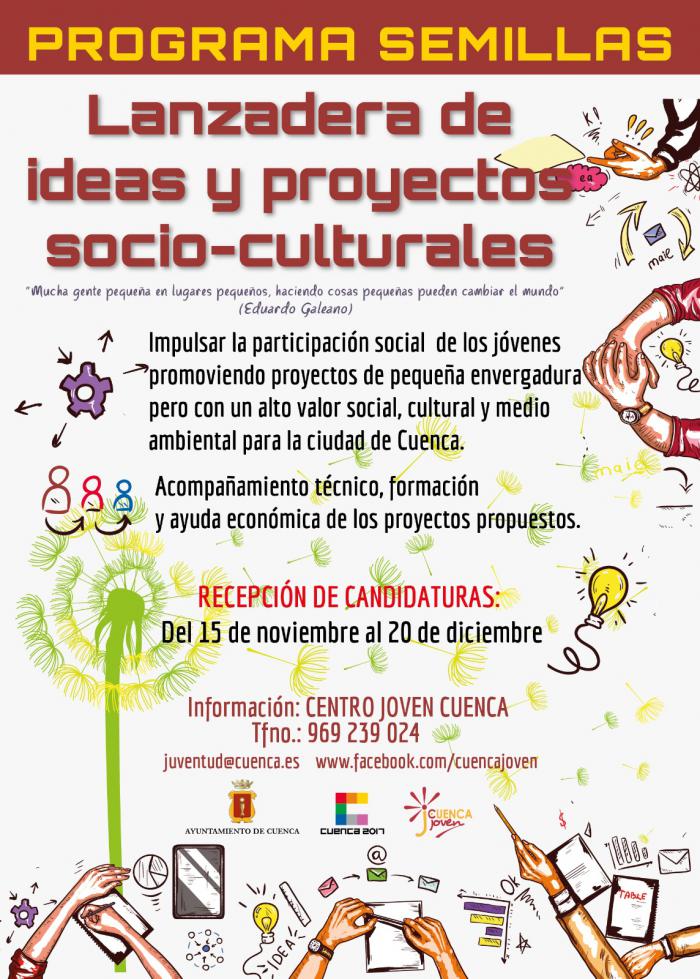 El Servicio de Juventud pone en marcha el primer Programa Semillas-Lanzadera de Proyectos Sociales y Culturales