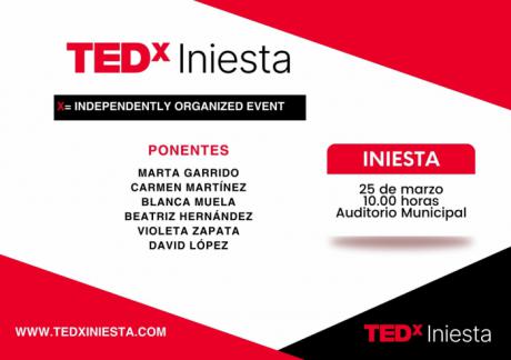 Iniesta acogerá el evento TEDxIniesta el 25 de marzo