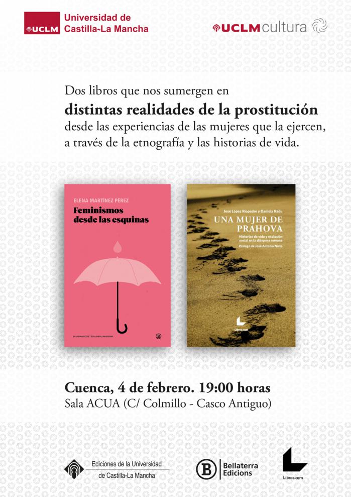 La sala ACUA acogerá el próximo viernes la presentación de dos libros sobre prostitución 