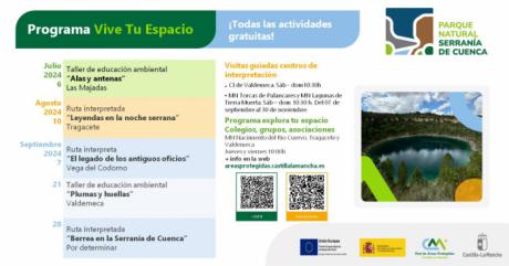 Disfruta del verano en Cuenca con visitas a espacios naturales emblemáticos