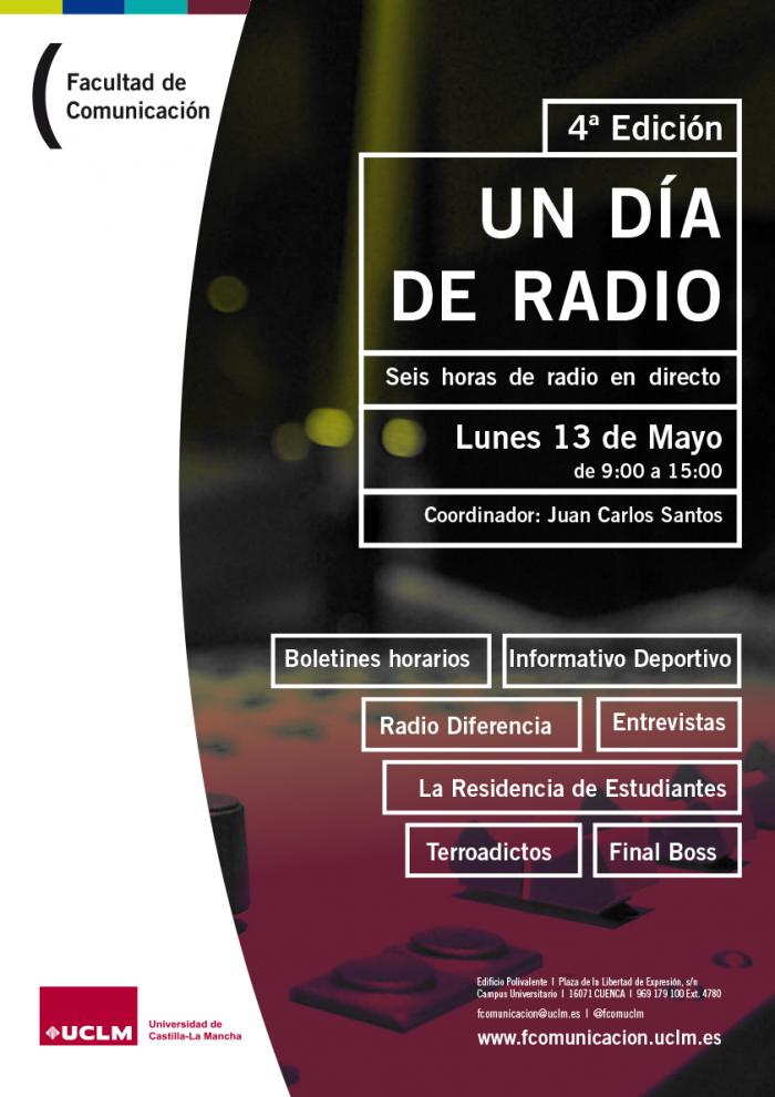 La Facultad de Comunicación dedica el 13 de mayo a la radio con una programación de seis horas en directo