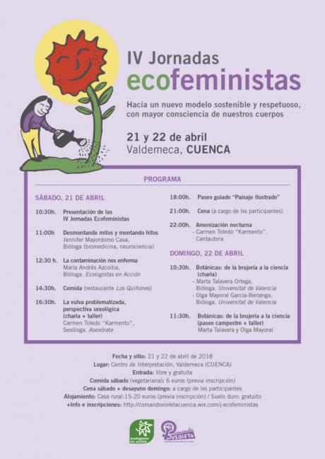 Ecologistas en Acción y Comando Violeta organizan las IV Jornadas Ecofeministas.