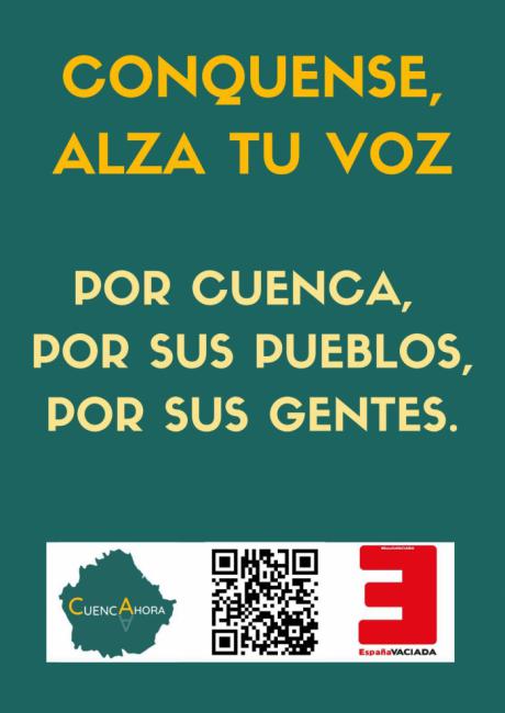 Cuenca Ahora lanza la campaña #ConquenseAlzaTuVoz