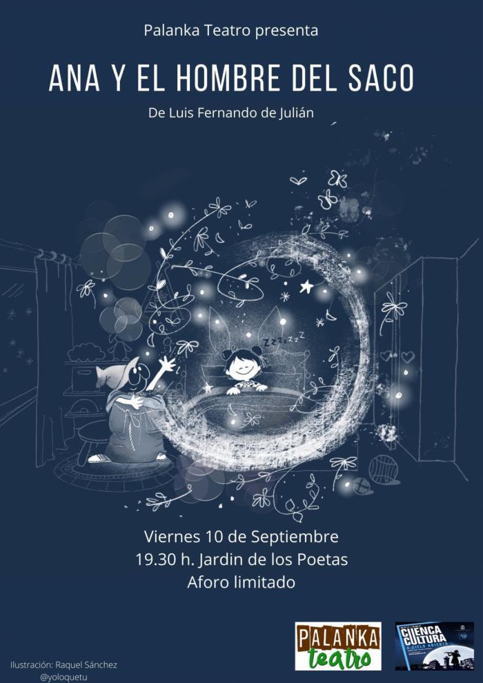 Palanka Teatro estrena este viernes la obra infantil 'Ana y el Hombre del Saco' en el Jardín de los Poetas