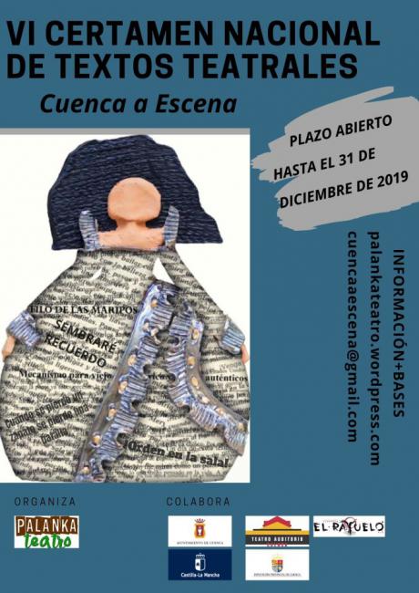 Convocado el sexto certamen nacional de textos teatrales Cuenca a Escena