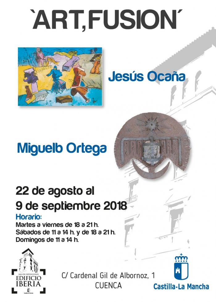 Los artistas Miguel B .Ortega y Jesús Ocaña expondrán a la Sala Iberia hasta el 9 de septiembre