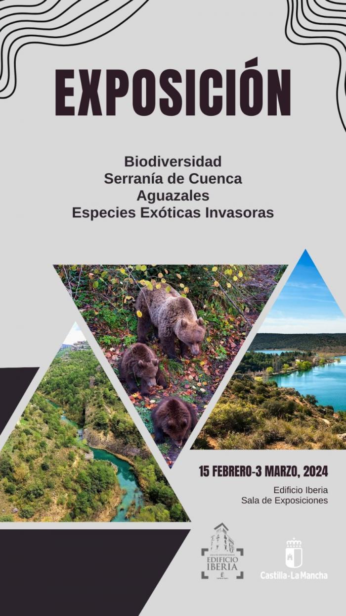 La Sala de Exposiciones Iberia acoge la exposición de temática ambiental ‘Aguazudes, Biodiversidad, Especiales Invasoras y Serranía de Cuenca’