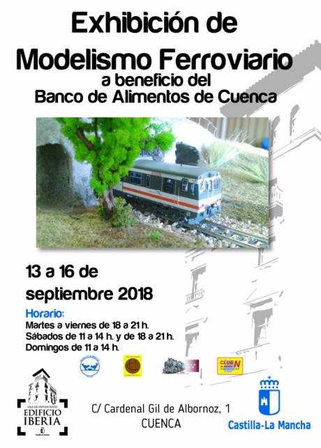 La Sala Iberia acogerá una exhibición de modelismo ferroviario con carácter benéfico