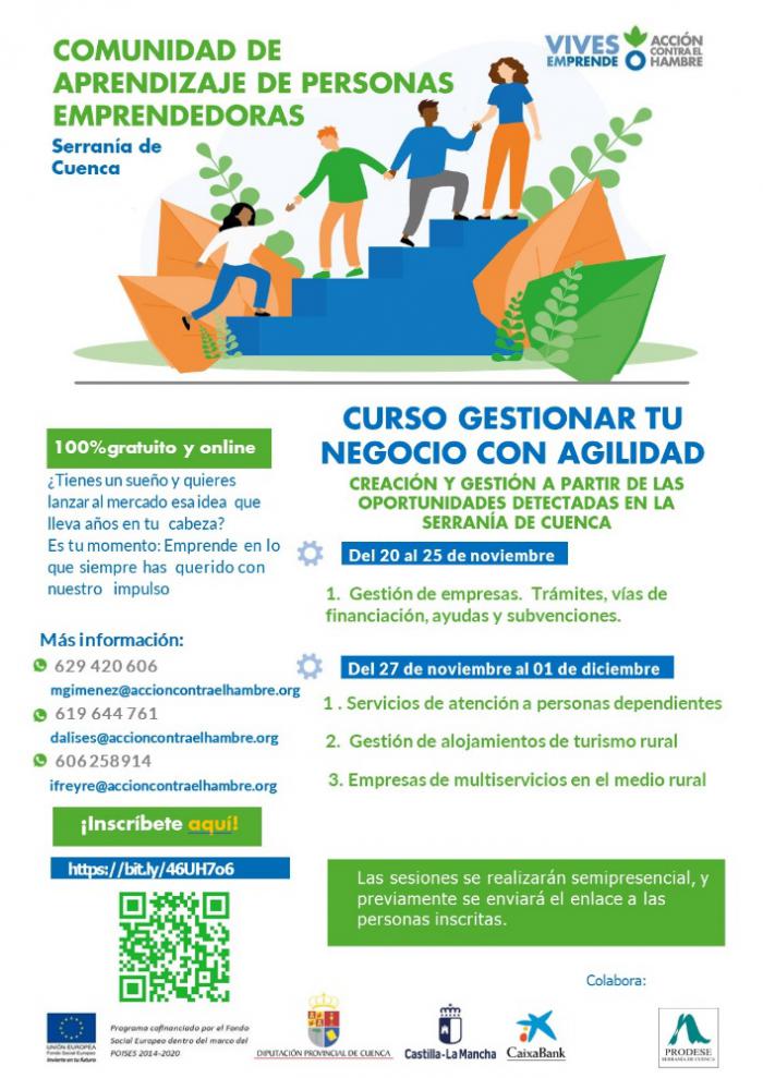 Nuevos cursos para emprender en la Serranía de Cuenca