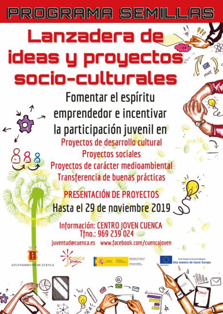 En marcha la nueva edición del Programa Semillas de proyectos socio-culturales de la Concejalía de Juventud