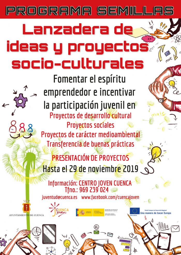 En marcha la nueva edición del Programa Semillas de proyectos socio-culturales de la Concejalía de Juventud
