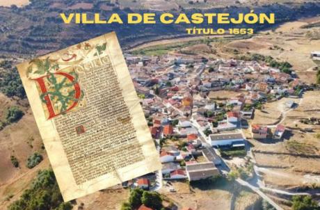 Castejón conmemorará con numerosas actividades el 470 aniversario del privilegio de villa otorgado por Felipe II