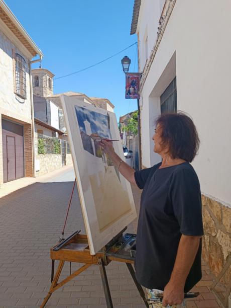 Gran éxito de participación en el II Certamen de Pintura Rápida “Cilla de El Pedernoso”