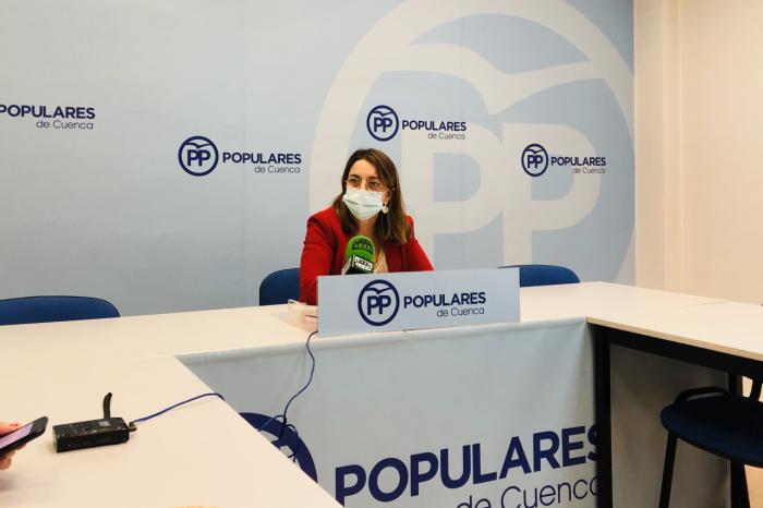 Clara Plaza, portavoz del Grupo Popular en la Diputación