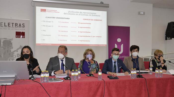 El Claustro de la UCLM celebra su primera reunión de constitución tras la renovación de todos sus sectores