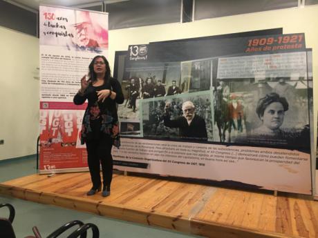 La exposición del 130 aniversario de UGT en Cuenca cierra con 15.000 visitas y un acto por el Día Internacional de la Mujer