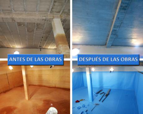 Concluye la impermeabilización del depósito de agua de Barajas de Melo
