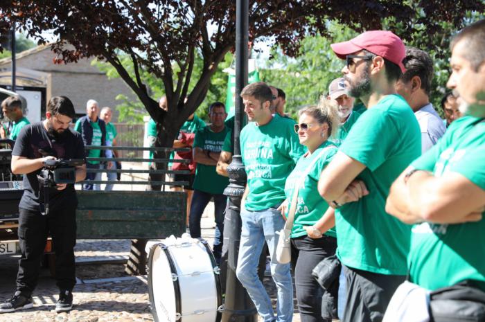 Unión de Uniones se concentra porque el dinero no llega al campo y por los más de 5.0000 expulsados de la Agricultura Ecológica