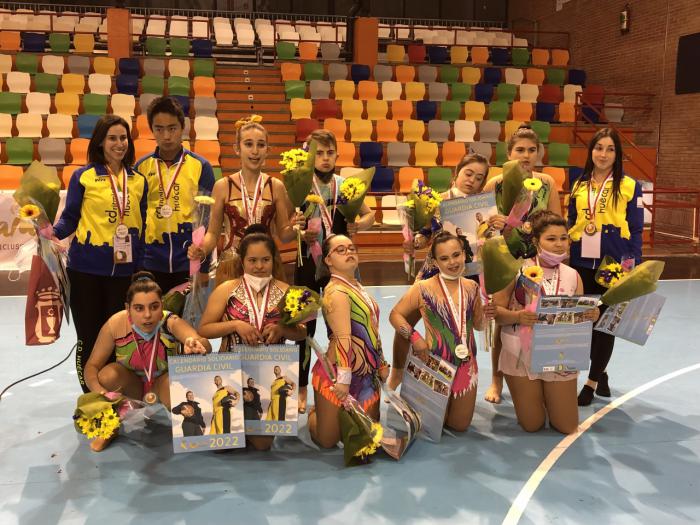 Gran éxito del Campeonato Regional de Gimnasia Rítmica de Fecam