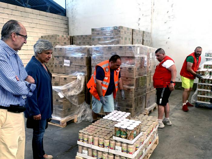 Comienza la distribución de alimentos a las personas más desfavorecidas en la primera fase del Programa de Ayuda Alimentaria 2022