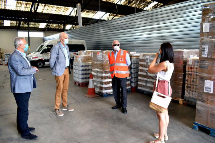 Se inicia la distribución de alimentos a personas desfavorecidas, dentro del Programa de Ayuda Alimentaria 2020