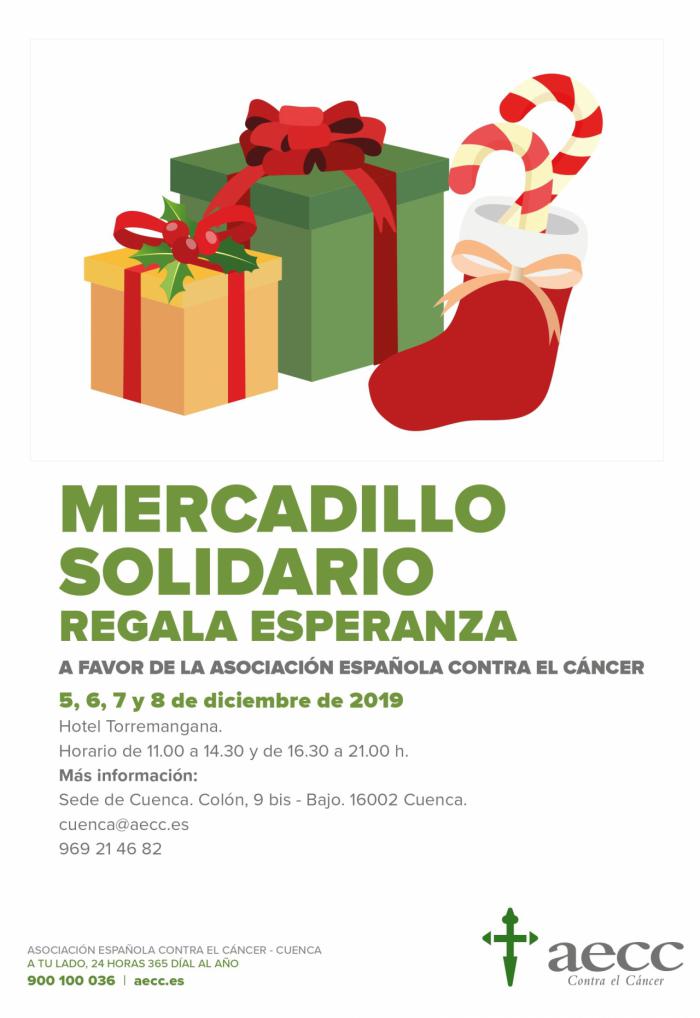 La AECC en Cuenca organiza su tradicional mercadillo solidario