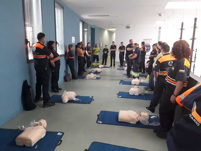 Se han formado más de 200 voluntarios de Protección Civil, policías locales y bomberos en la provincia este año