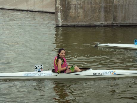 Victoria Sánchez del C.D. Cuenca Kayak consigue doblete este fin de semana