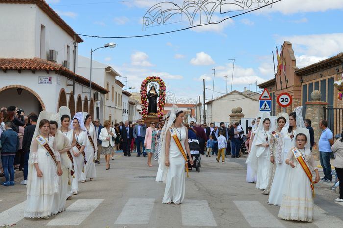 Cientos de moteños disfrutan de las fiestas en honor a Santa Rita