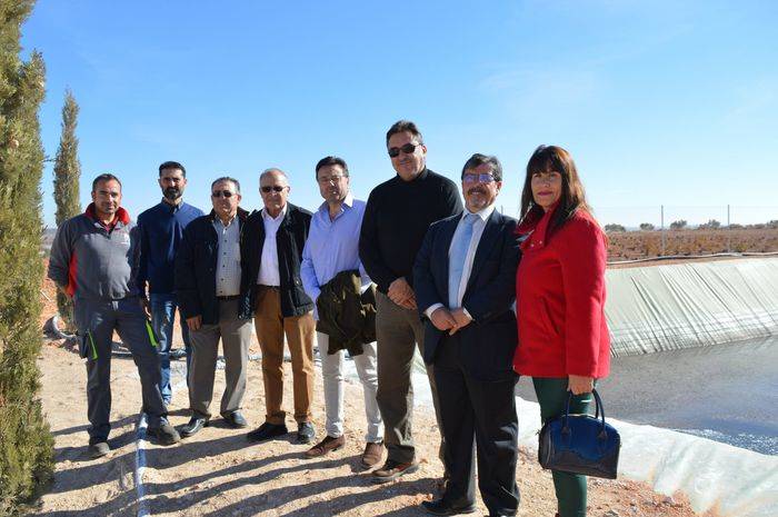 Visita del Director General del Agua, Antonio Luengo, a la Estación depuradora de Mota del Cuervo