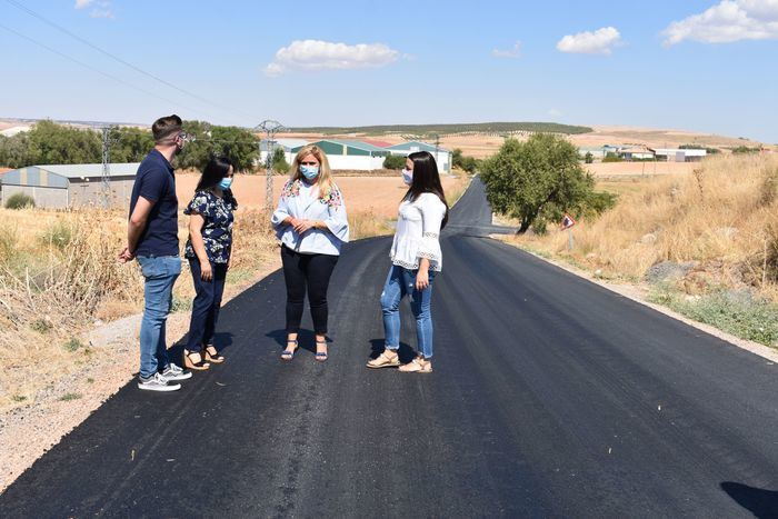 Se realizan obras de mejora en el vial de circunvalación de Belmonte