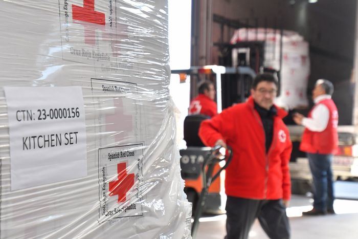 Cruz Roja Española envía 105 toneladas de ayuda humanitaria a Turquía y Siria