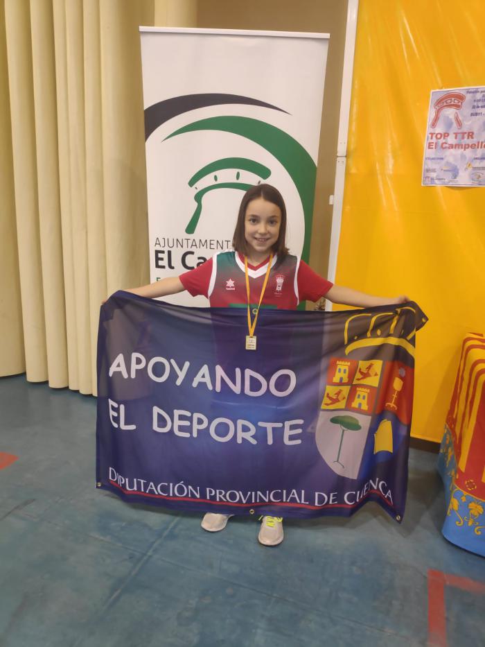 Daniela Rodríguez, campeona del Torneo en Sub11 individual Femenino