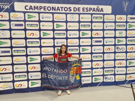 La albatros Daniela Rodríguez ha participado en el Campeonato de España de bádminton Sub13 celebrado en Oviedo del 15 al 17 de diciembre