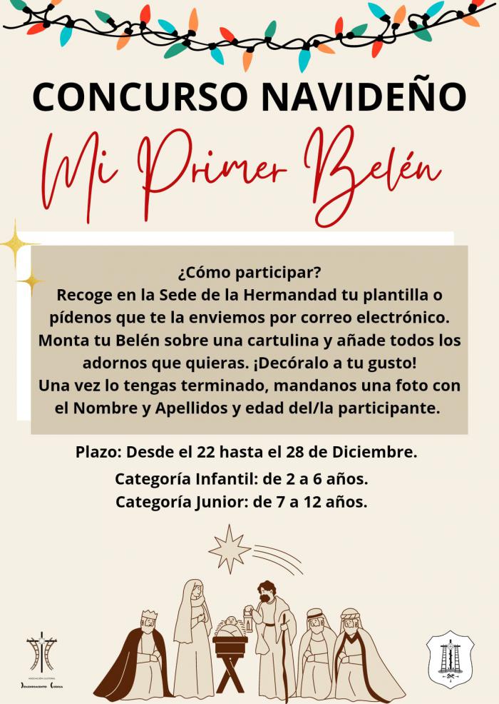 La Asociación del Descendimiento desarrolla su Concurso Navideño “Mi Primer Belén” del 22 al 28 de diciembre