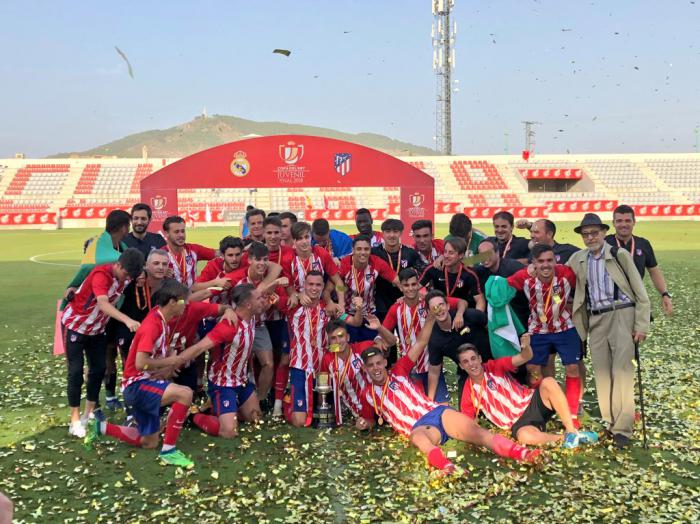 El Atlético de Madrid logra la 'triple corona' española en el estadio de La Fuensanta