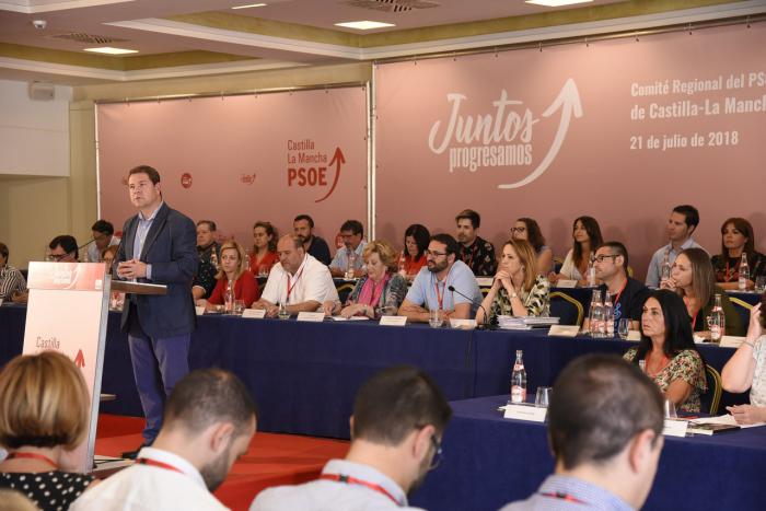 El Comité del PSOE ratifica a García-Page como candidato a las autonómicas de 2019