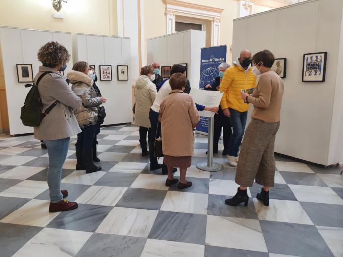 La Diputación acoge una exposición donde los alumnos de Bellas Artes plasman la labor que Manos Unidas realiza en El Congo
