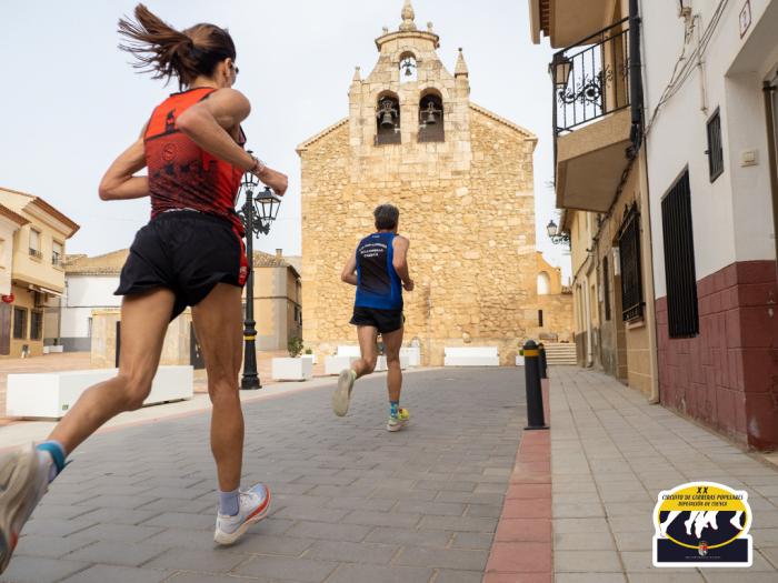 Domingo Cuevas y Rosario Gómez se hacen con el triunfo en la 10k de El Herrumblar